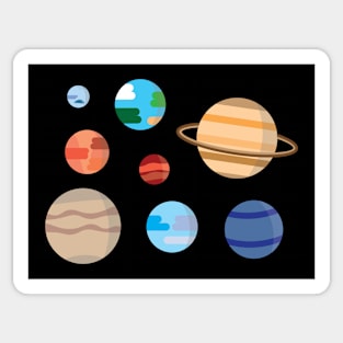 Planets Of Solar System Sticker